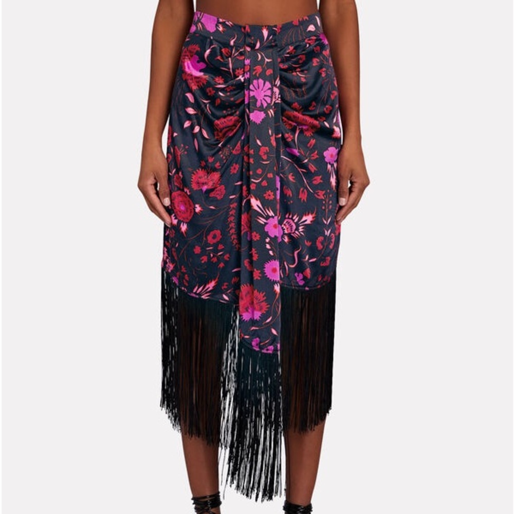 Sabina Misayev patterned fringe skirt. Worn once.